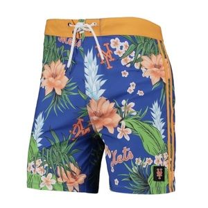 Hurley x ‘47 New York Mets Phantom Tropics 18” Swim Board Shorts Mens 29” Waist